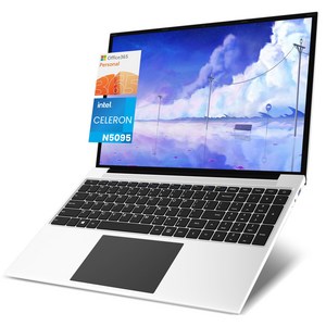 JUMPER 2026 노트북 16인치 화면 대형 셀러론N5095 512GB SSD+128GB eMMc 16GB RAM office 365사무용 WIN11 home-펄 화이트, 펄 화이트, S7maxN5095sun234, 640GB, 16GB, WIN11 Home