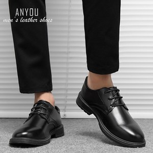 ANYOU 남자 부드럽고 발편한 더비슈즈 구두 캐주얼화