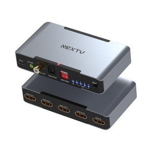 부요아 / 8334SP8K60 부요아 1대4 8K 모니터 HDMI 분배기 오디오 분리 다운스케일