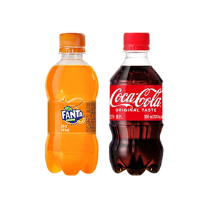 (미니페트 2종) 환타 오렌지 300ml 6개+코카콜라 300ml 6개 총12개
