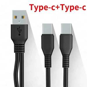 2In 1 USB-마이크로 유형 C 케이블 휴대폰 충전용 장치 코드 분배기