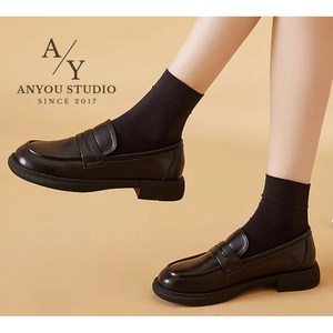 ANYOU 여성 로퍼 심플 단화 편안한 로퍼 구두