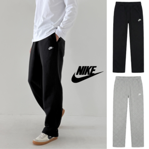 [당일발송] 나이키 NIKE 기모 바지 긴바지 트레이닝 와이드 플리스 팬츠 스포네틱