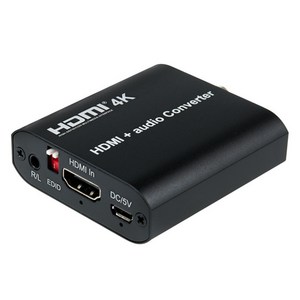 컴스 HDMI to HDMI SPDIF EDID 스테레오 컨버터 3.5mm