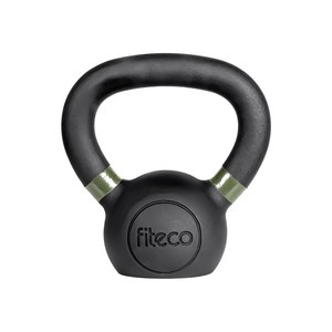 FITECO 프리미엄 케틀벨 크로스핏 전신운동, 1개, 4kg, 블랙