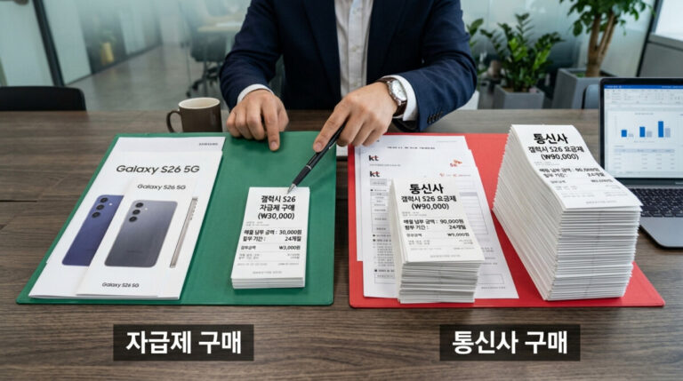 자급제구매통신사구매
