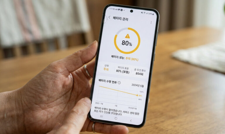 갤럭시 S26 배터리 광탈 해결법 마이폰생활연구소