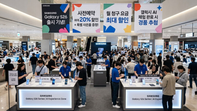 갤럭시 S26 일반 구매 할인 방법