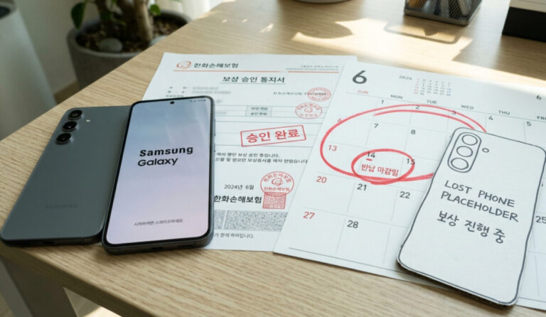 SKT KT LGU플러스 휴대폰 분실보험 신청 서류 목록