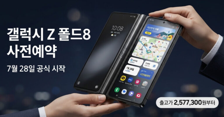 갤럭시 Z 폴드8 사전예약