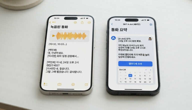 아이폰 전화 통화녹음 기능 사용법 