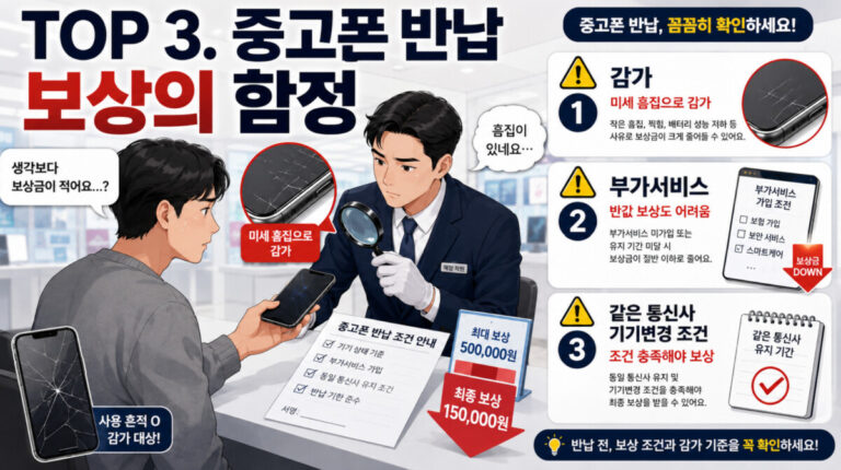 이번 주 대리점 감언이설